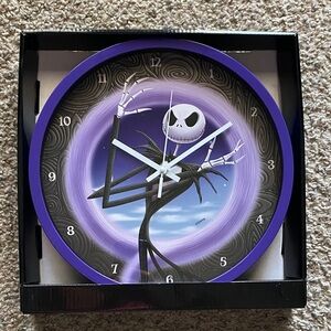 Disney The Nightmare Before Christmas Jack Skellington Decorative Wall Clock